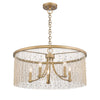 Harlow Transitional Gold 5 Light Chandelier