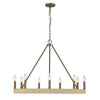 Wilcox Rustic Bronze 9 Light Chandelier