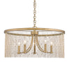 Harlow Transitional Gold 5 Light Chandelier