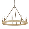 Wilcox Rustic Bronze 9 Light Chandelier