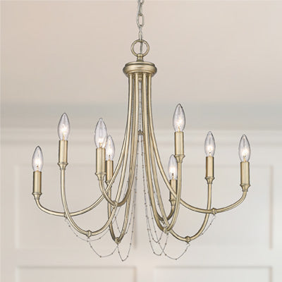 Freya Traditional Gold 8 Light Chandelier