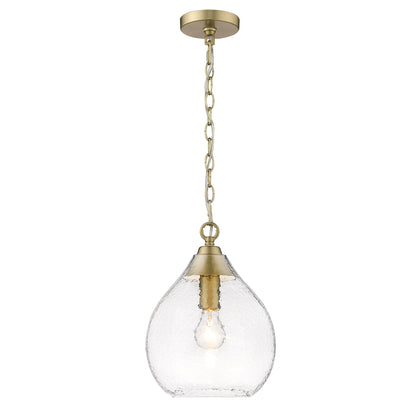 Pixie Transitional Gold Small Pendant with Clear Shade