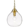 Pixie Transitional Gold Small Pendant with Clear Shade