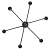 Tanner Traditional Black 6 Light Chandelier