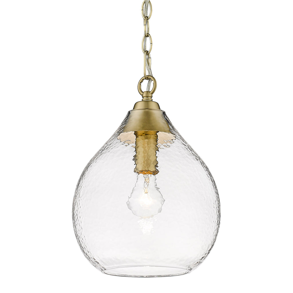 Pixie Transitional Gold Small Pendant with Clear Shade